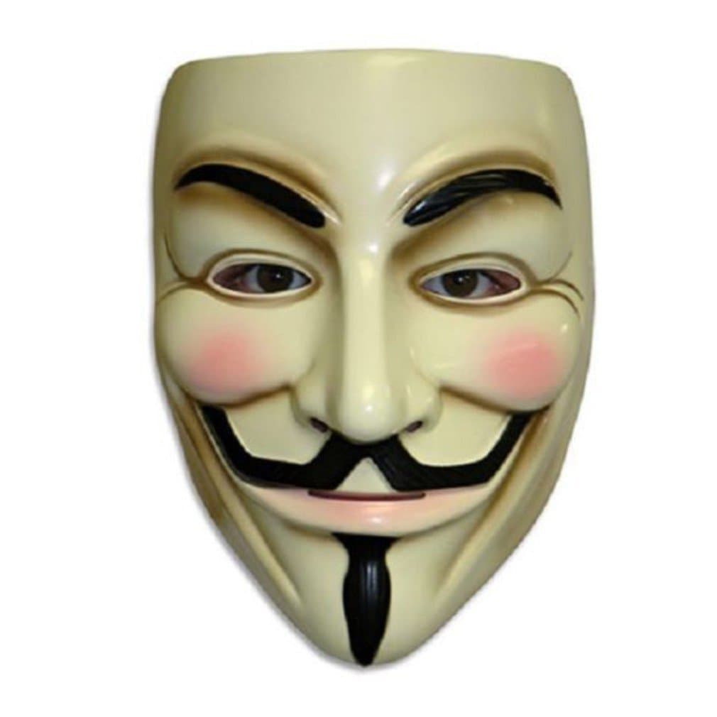 EJIA V for Vendetta Mask Guy Fawkes Anonymous fancy Cosplay costume