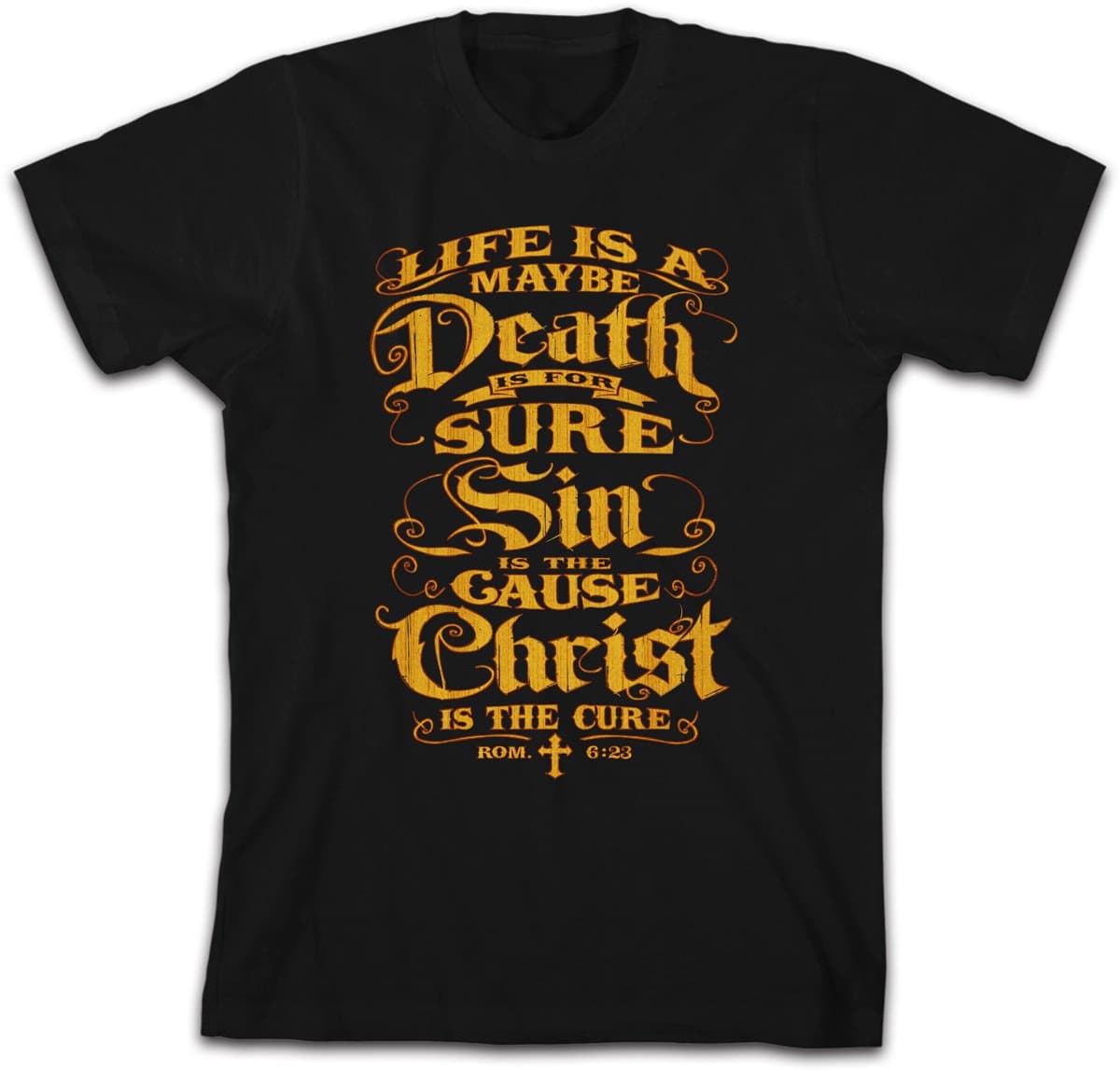 Kerusso Men's The Cure T-Shirt - Black -3X