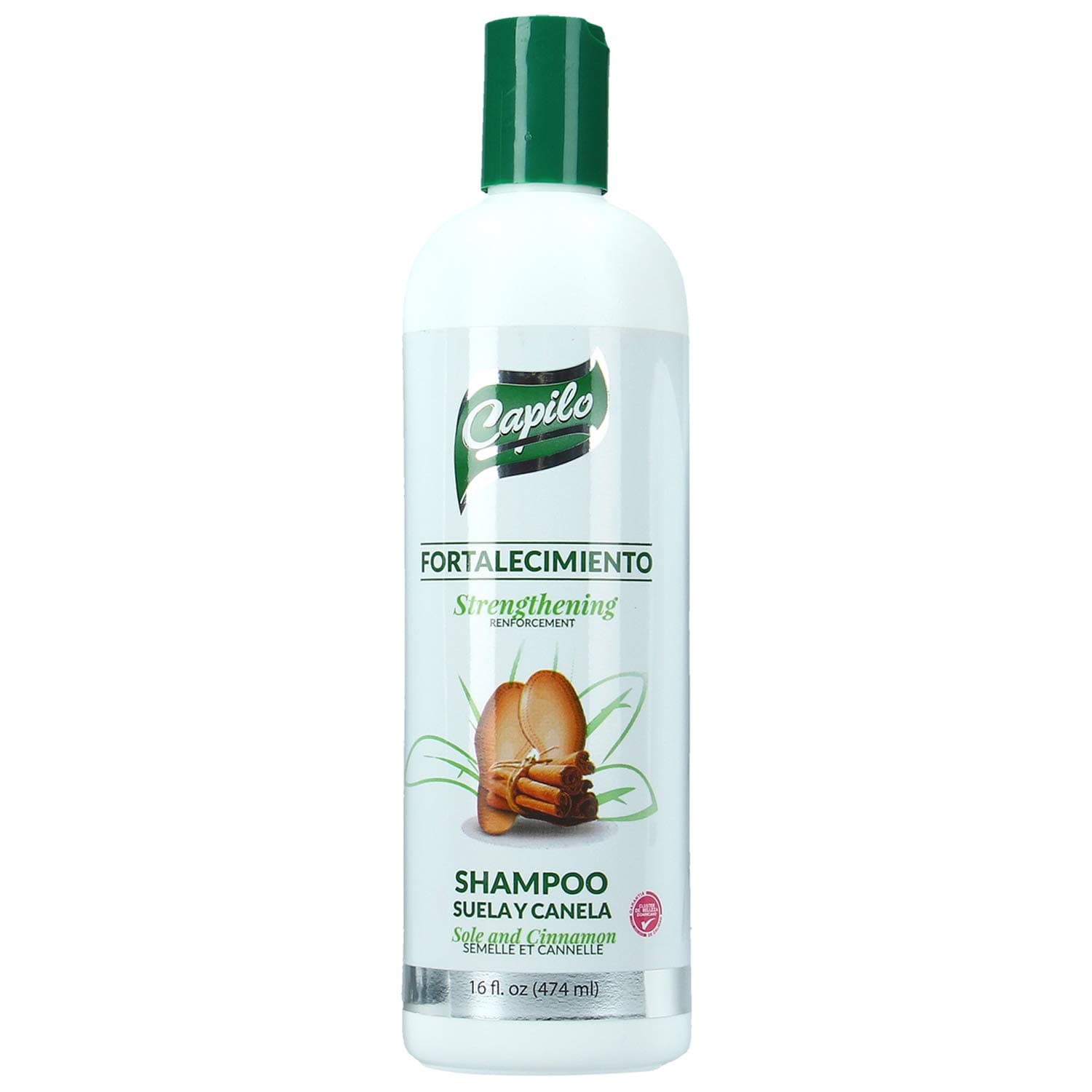 Capilo Sole and Cinnamon Shampoo for Hair Growth and Strengthening - Anti Hair Fall, Thickening, Natural, Organic, No Chemical, Nourishing Shampoo for Men - Women - Sulfate-Free, Moisturizing