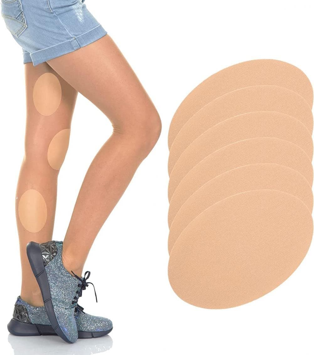 Goodern 6 Pack Thigh Inner Anti-Chafing Sticker,Thigh Tapes Self Adhesive Anti Chafing Patches Disposable Body Anti-Friction Pads,Wear-Resistant Paste Thigh Bands,Anti-Chafing Patch for Thigh Inner