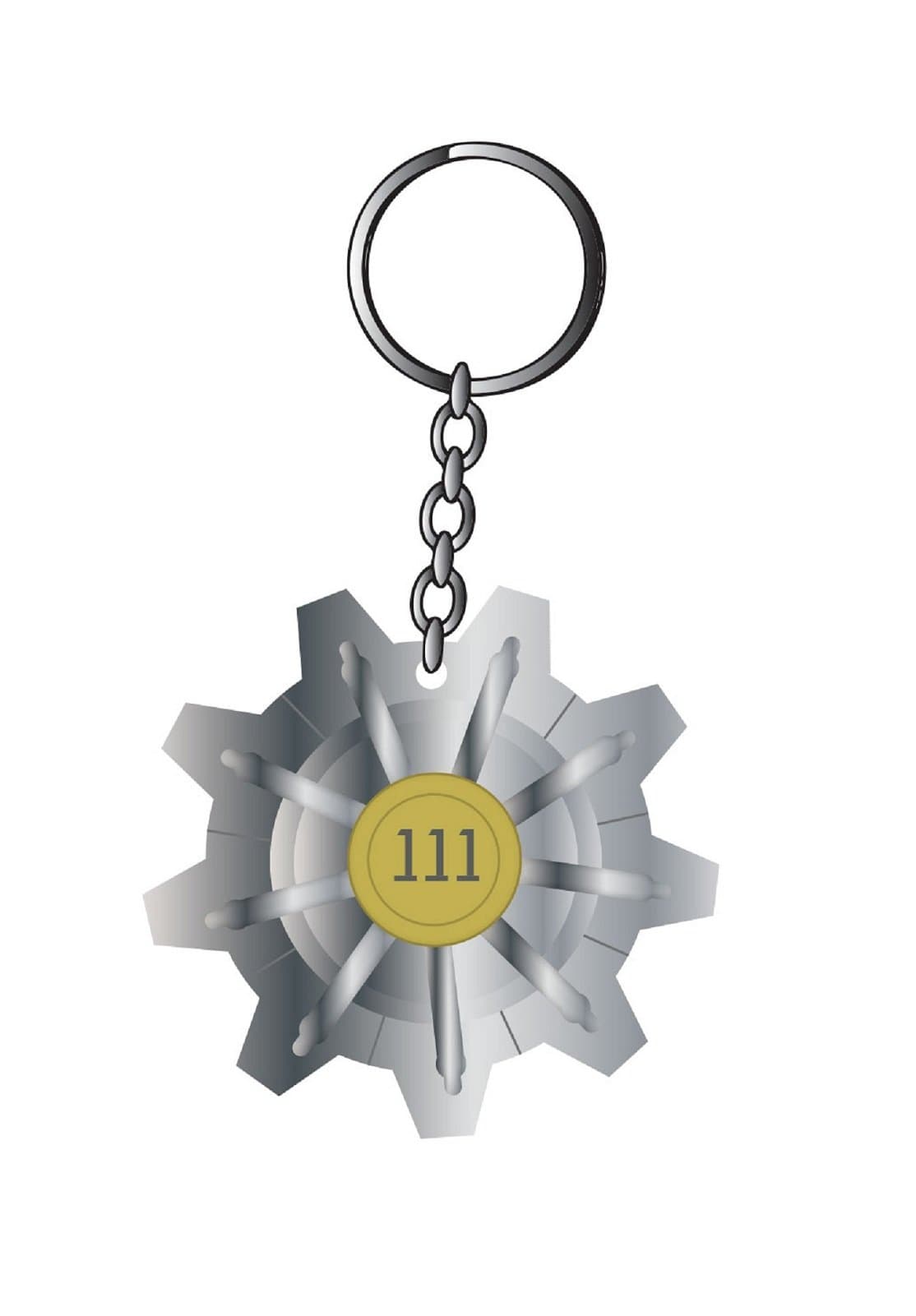 Fallout 4 Keyring Keychain Vault 111 Ps4 Official Metal Size One Size