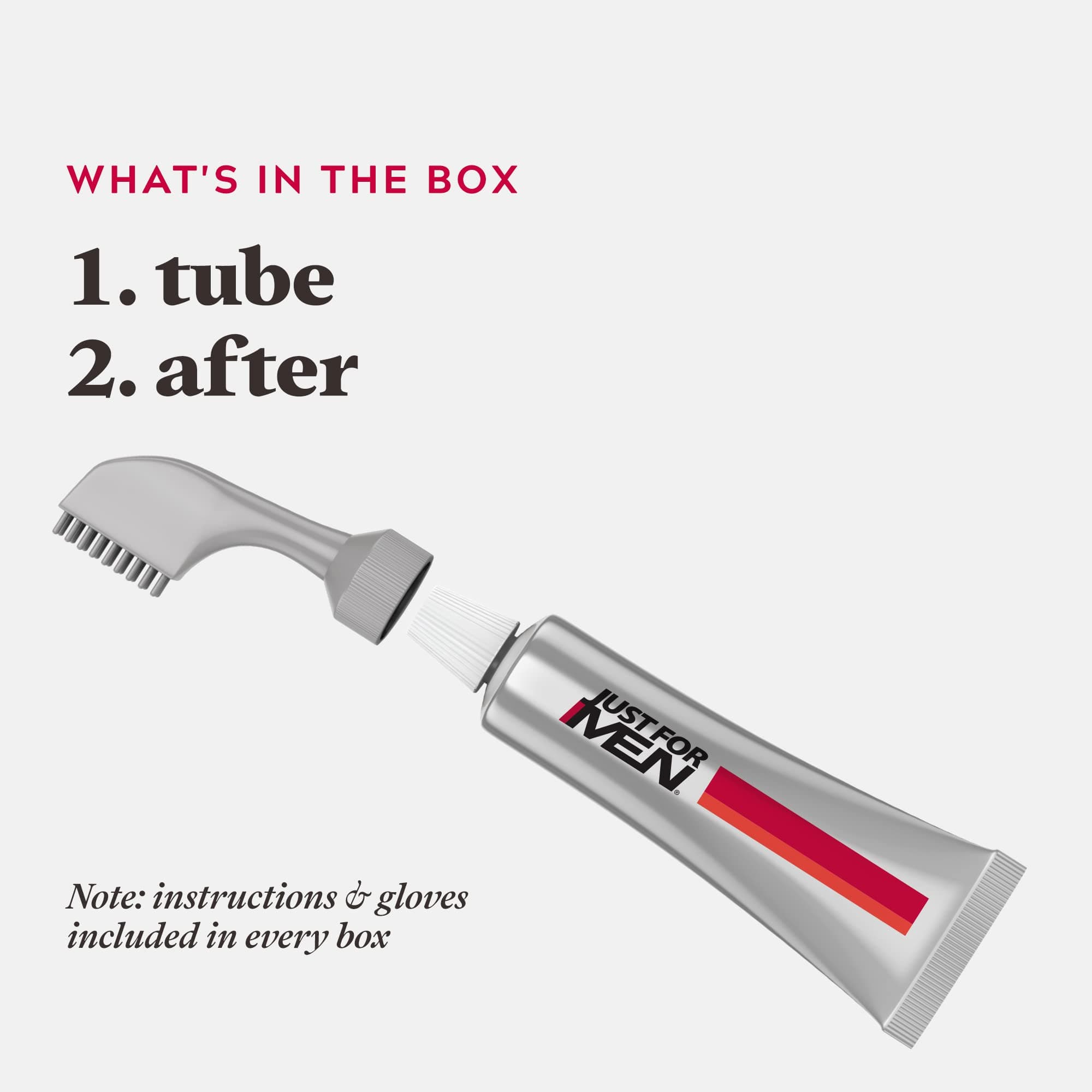 Just for Men Ultra Medium Brown Hair Colour Dye For Short Hair, Comb Away The Greys – A35