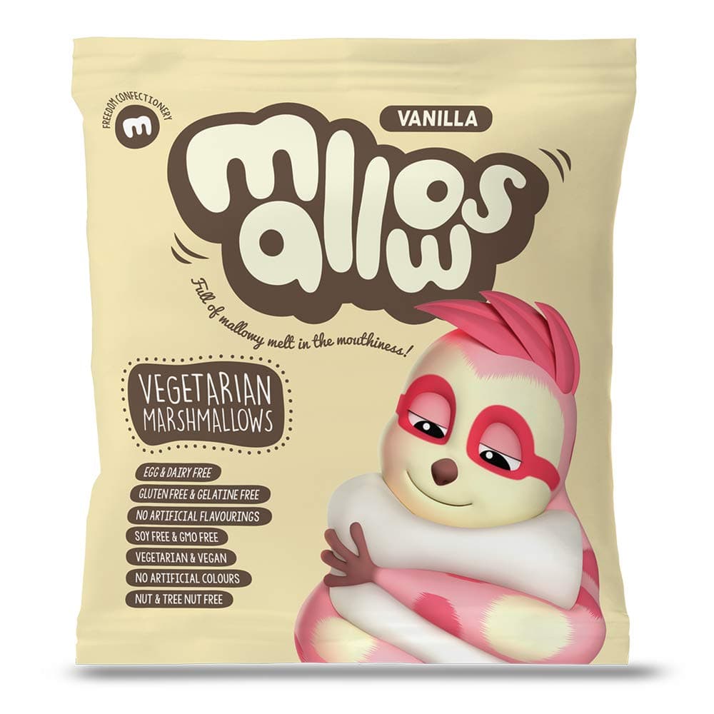 Mallows Vanilla Vegetarian Marshmallow, 75g