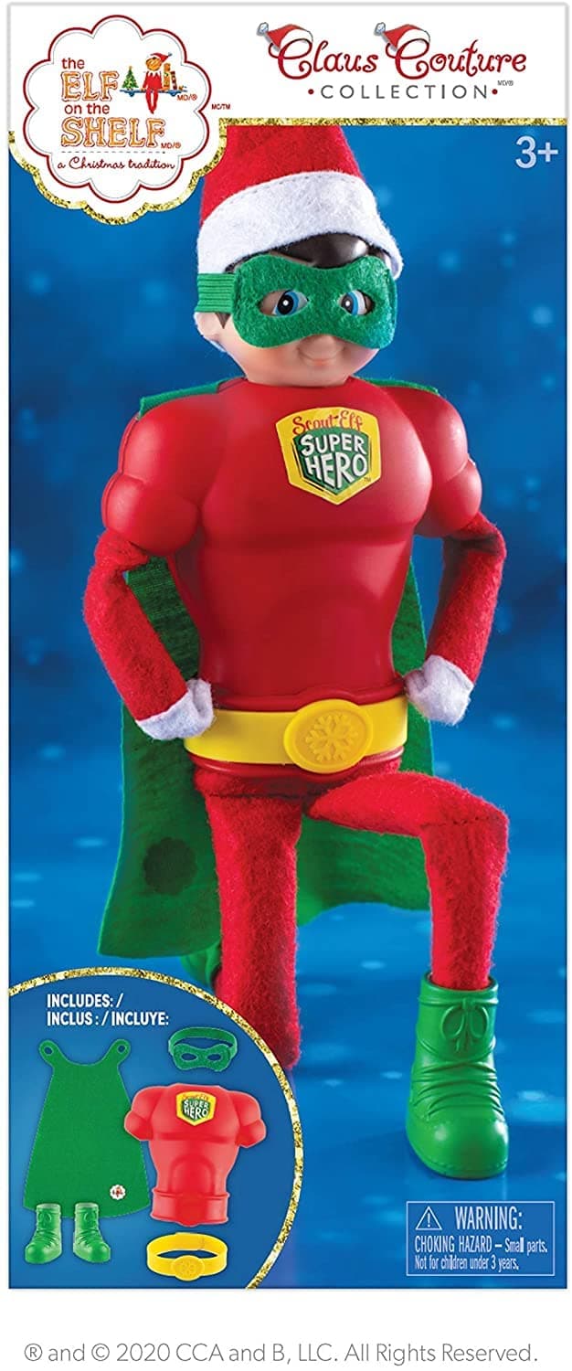 The Elf on the Shelf Claus Couture Mighty Superhero Outfit