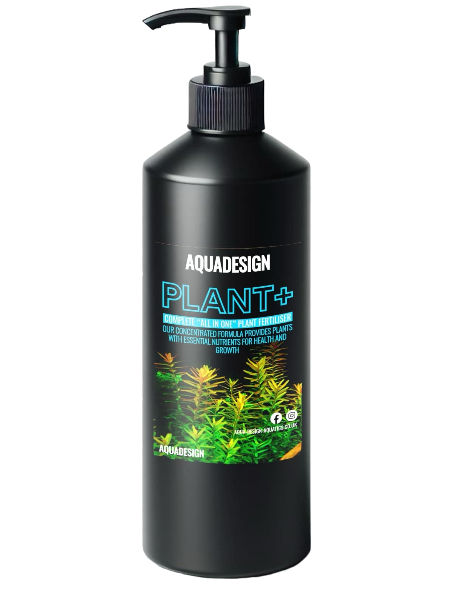 AquaDesign PLANT+ 1000ML Aquarium Plant "all in one" Complete Liquid Fertiliser