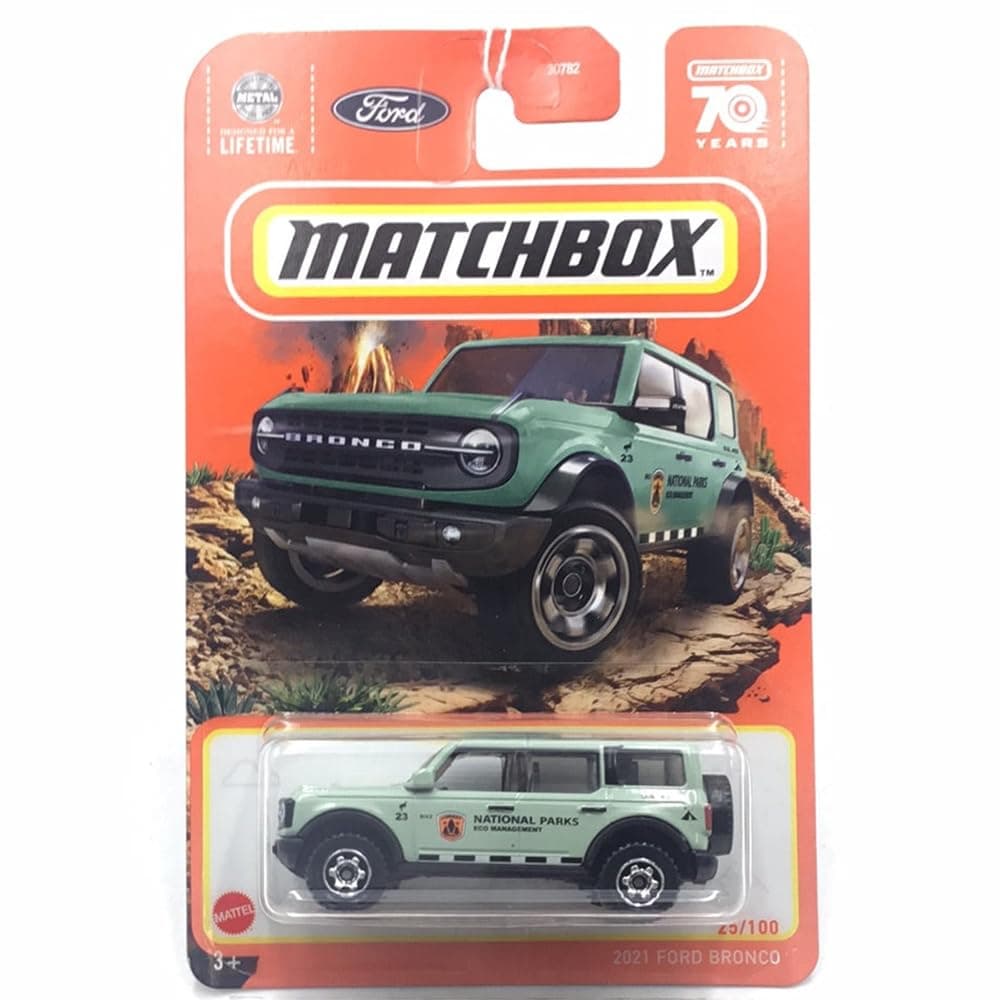 2021 Ford Bronco 25/100 (Mint Green) 1:64 Scale Die-Cast Metal Collectible Truck for Kids
