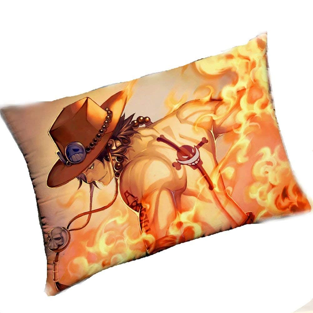 From Anime One Piece Ace Birthday Gift Roronoa Zoro Case Sleeping Cosplay Pillow (35cmx50cm)