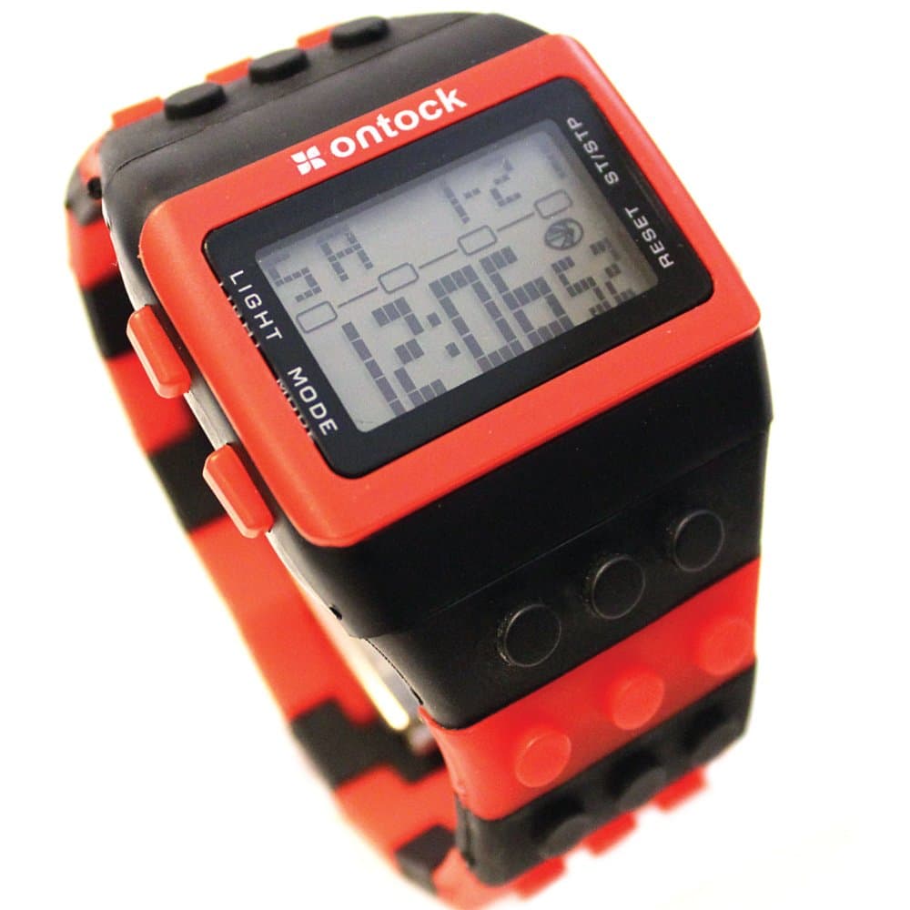 Unique Digital Wrist Watch for Men or Women- The Colorful Block Watch with 5 Year Warranty - Cool Unique Watches by Ontock (Charge)