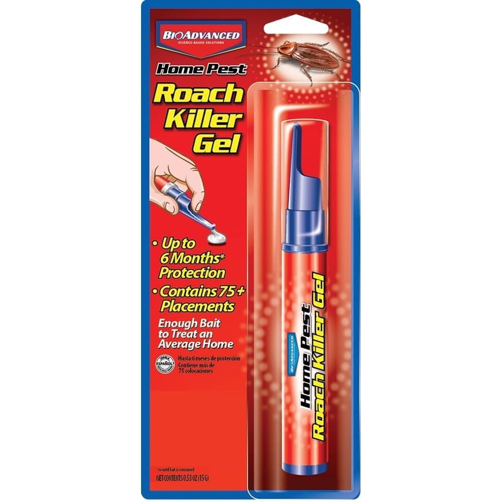 BioAdvanced Home Pest Roach Killer Gel Applicator, 15 Grams