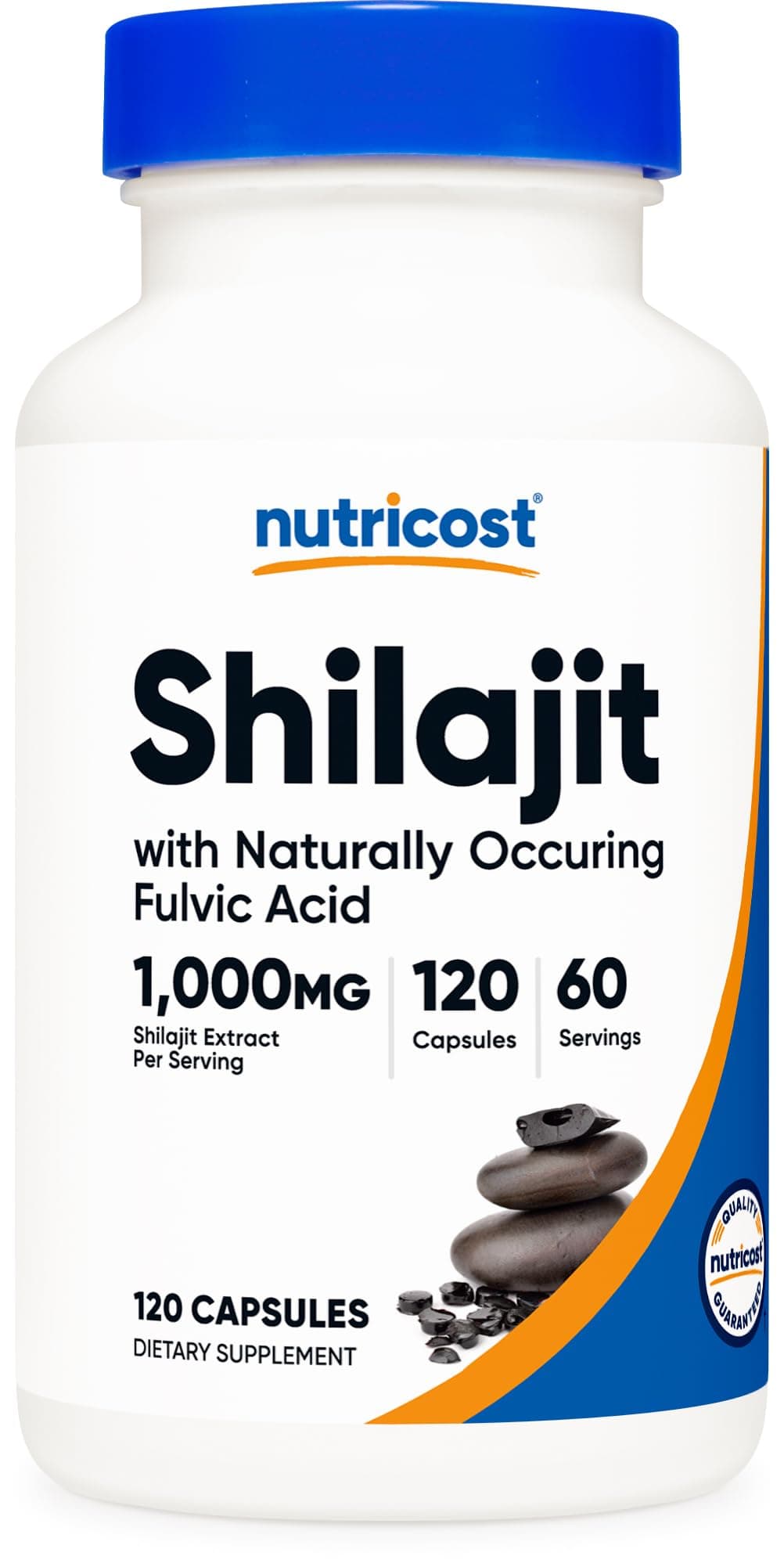 Nutricost Silazit Capsules (1,000 mg of Siladit), 120 Capsules | Natural Fulvic Acid Filled Shilagit Extract - 60 servings, Gluten Free, Non-GMO and Vegan Friendly