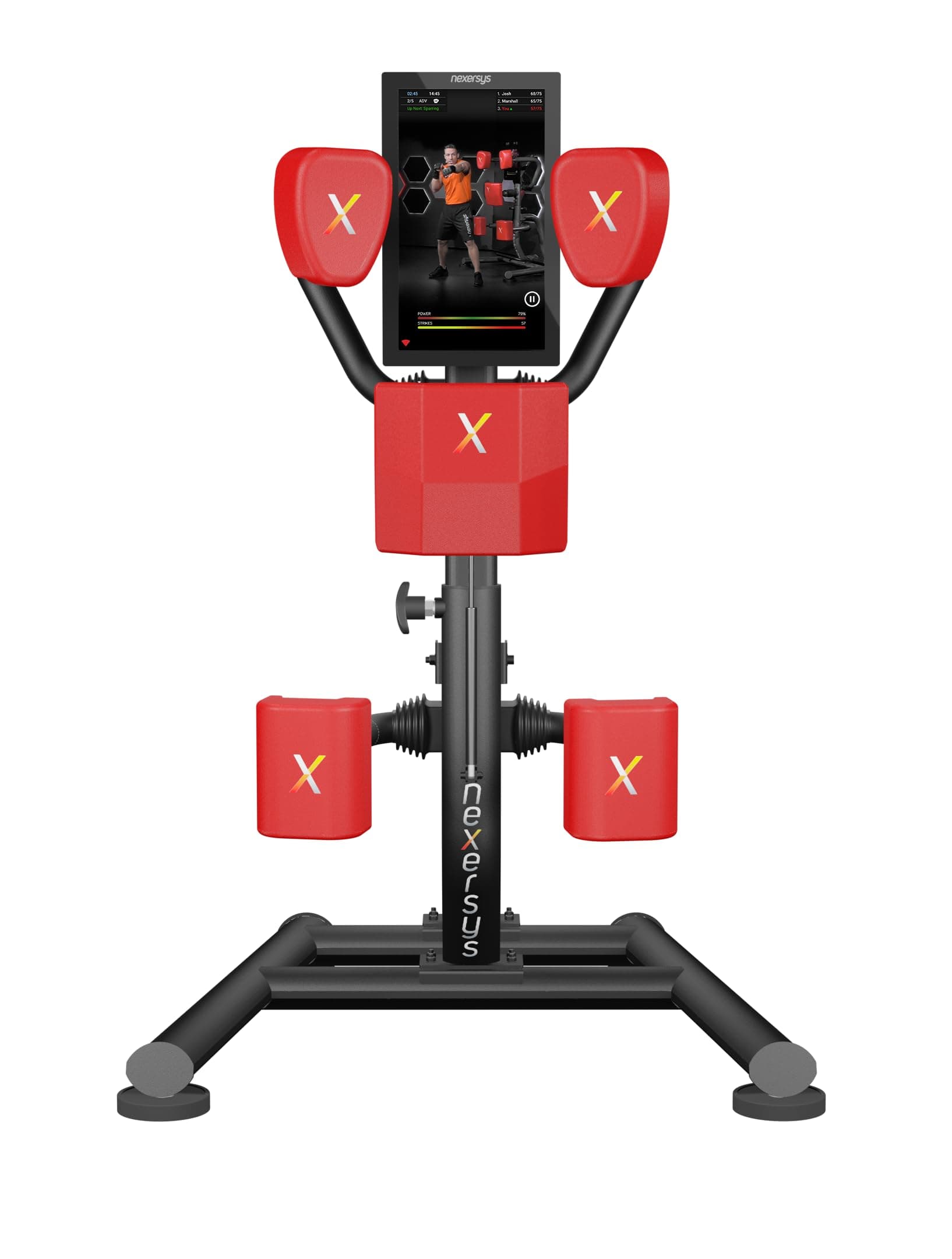 Nexersys N3 Boxing Trainer & Sparring Partner | Challenging & Fun Interactive Workouts, Competitions & Games | Learn Striking Skills | No Subscription or Experience Required | Adjustable Height