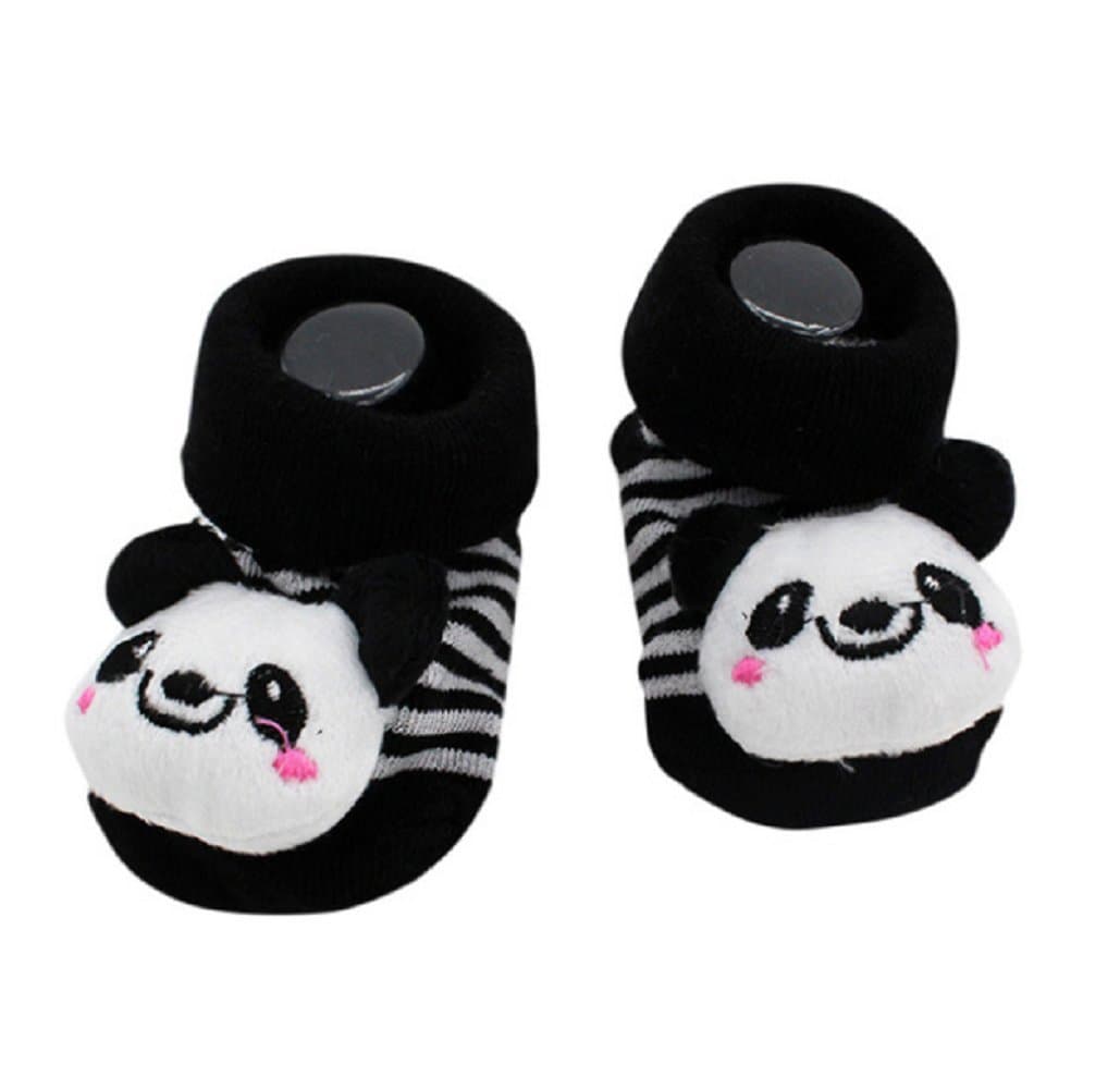 ♡ Anti-slip Socks for childrens newborns 0 - 12 months fantasy panda rows Baby male, Little female, Unisex