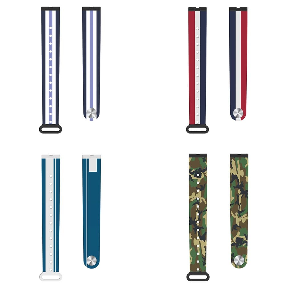 Q-Band Q-68HR Replacement Accessory Band Colorful Wristbands with Stainless Steel Metallic Pin