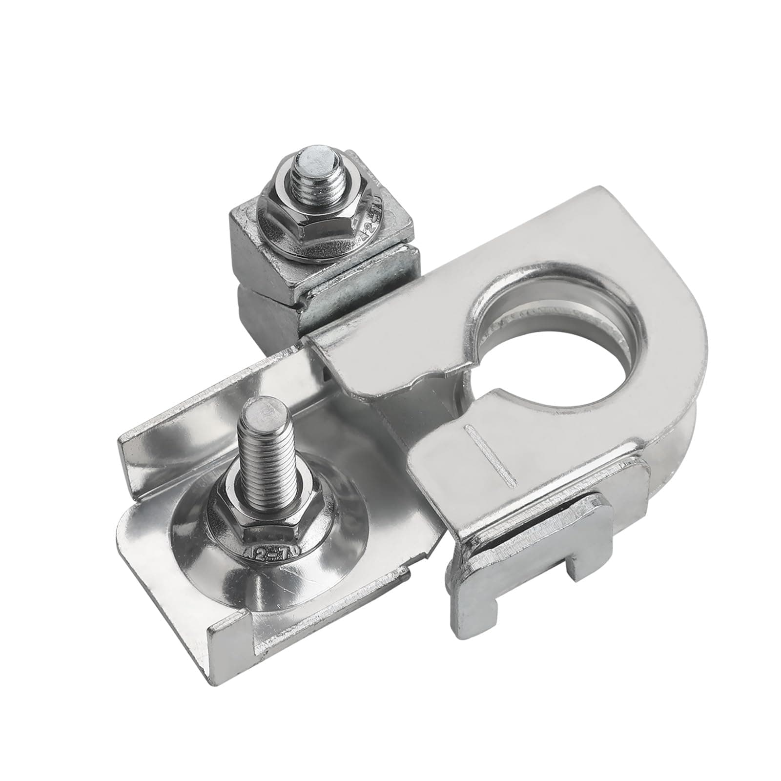 Negative Battery Terminal Clamp w Nuts Fit for F150 Edge Mustang etc Replaces# BT4Z-14450-BA