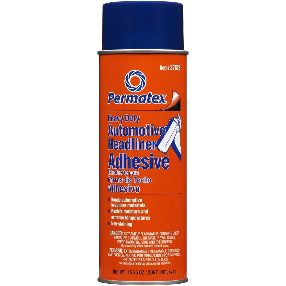 S/S Permatex® - Heavy Duty Automotive Headliner Adhesive Spray - Carpet Cloth - 474g