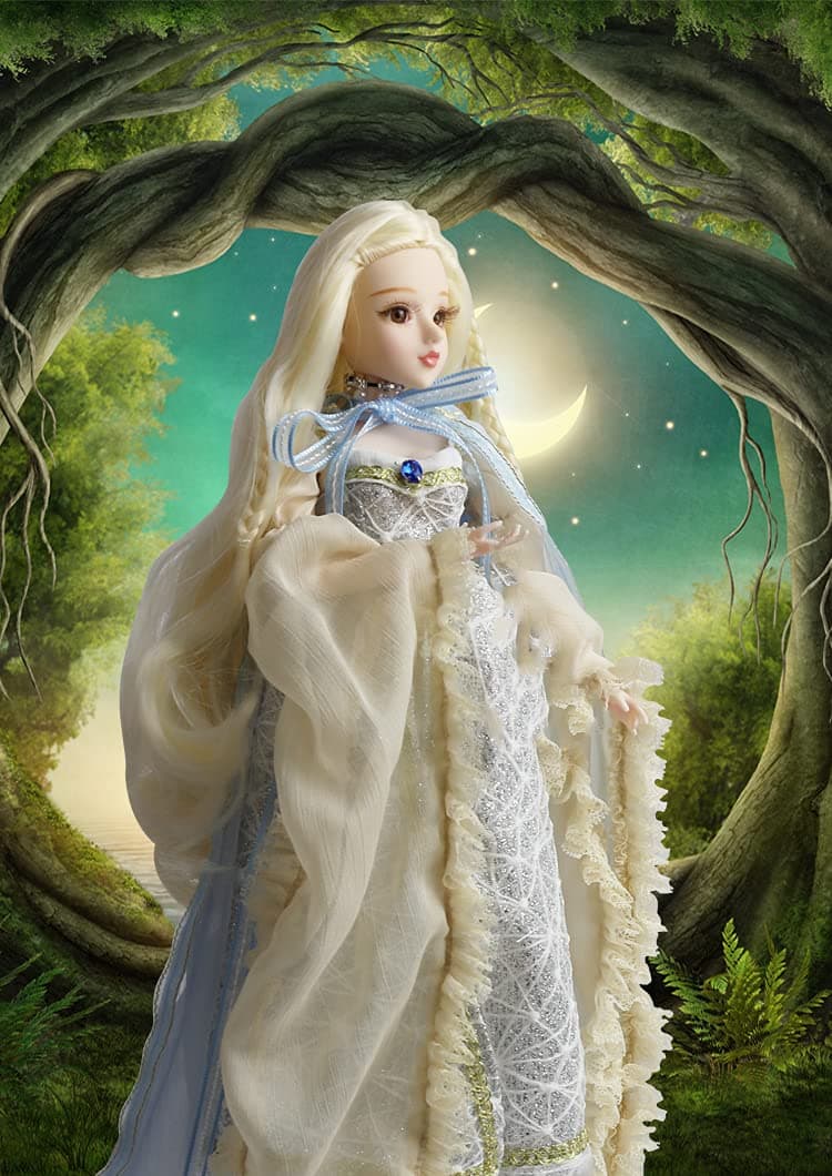 Fortune Days Original Design Dolls, Tarot Series 14 Ball Joints Doll, Best Gift for Girls(The Hermit)