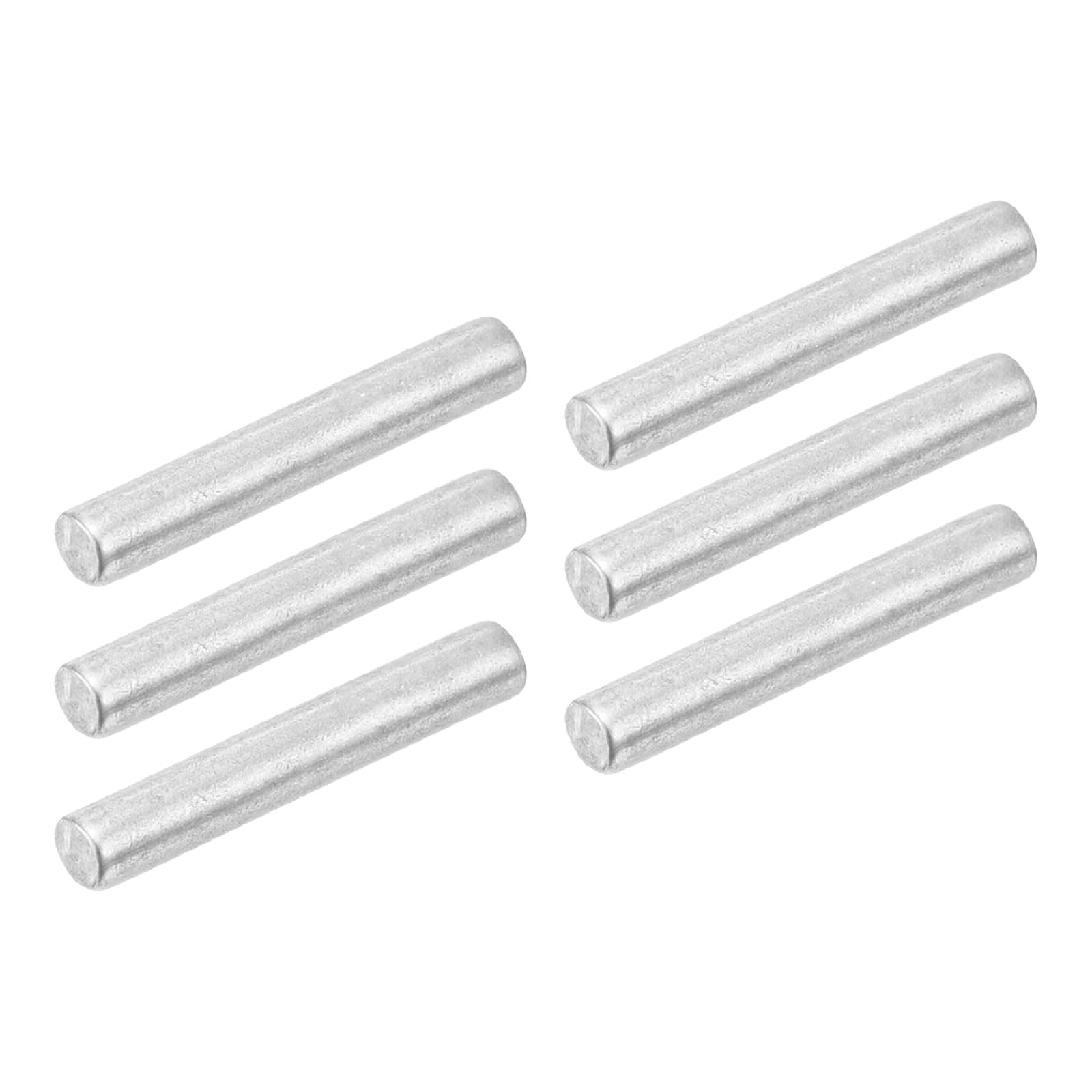 sourcing map 100Pcs 2mm x 12mm Dowel Pins 304 Stainless Steel Support Shelves Pegs Fasten Elements Assortment Kit, Silver