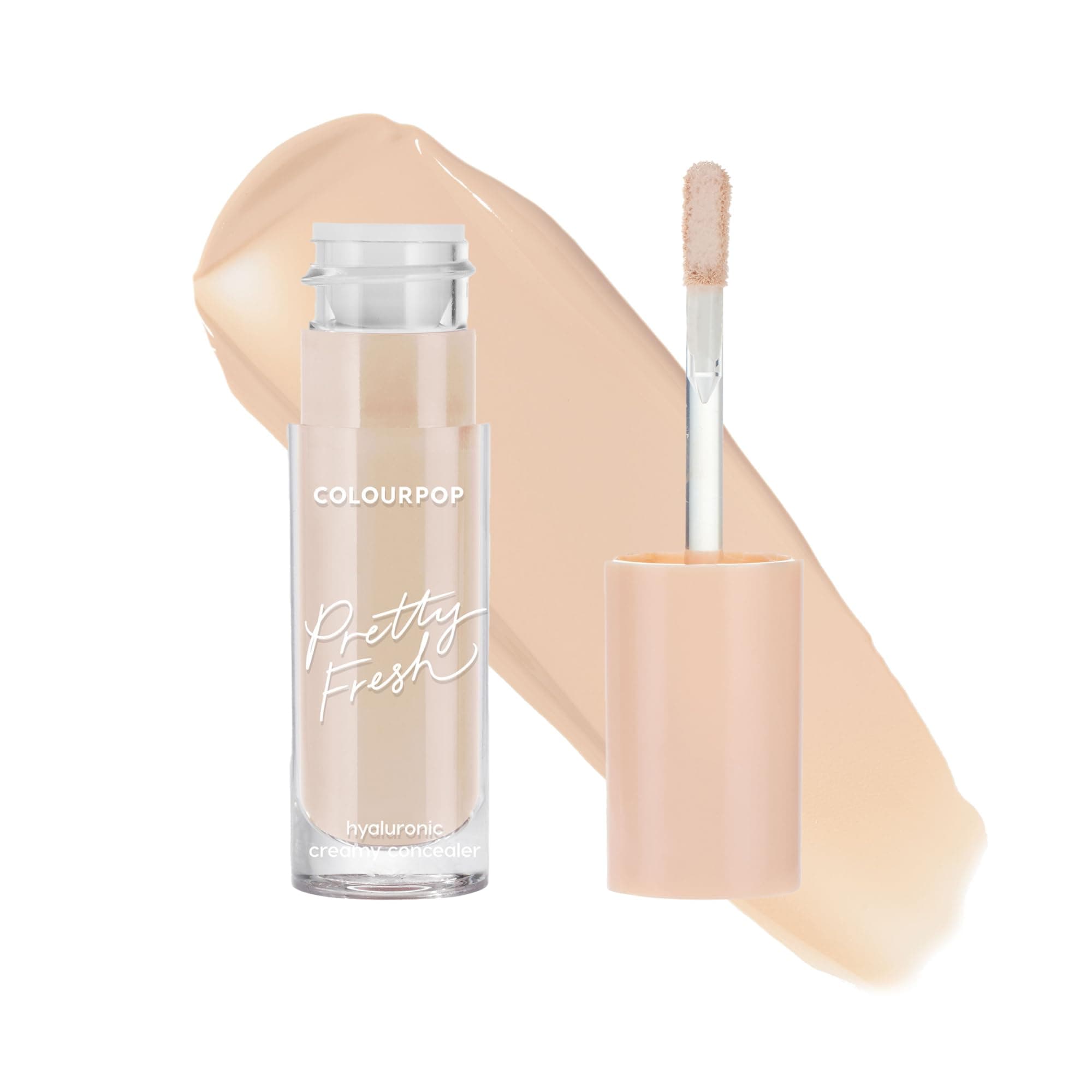 Pretty Fresh Creamy Concealer - Full Coverage Concealer with a Natural Finish - Formulated with Hyaluronic Acid & Coconut Water for Instant Hydration - Light - 45W (0.3 oz)