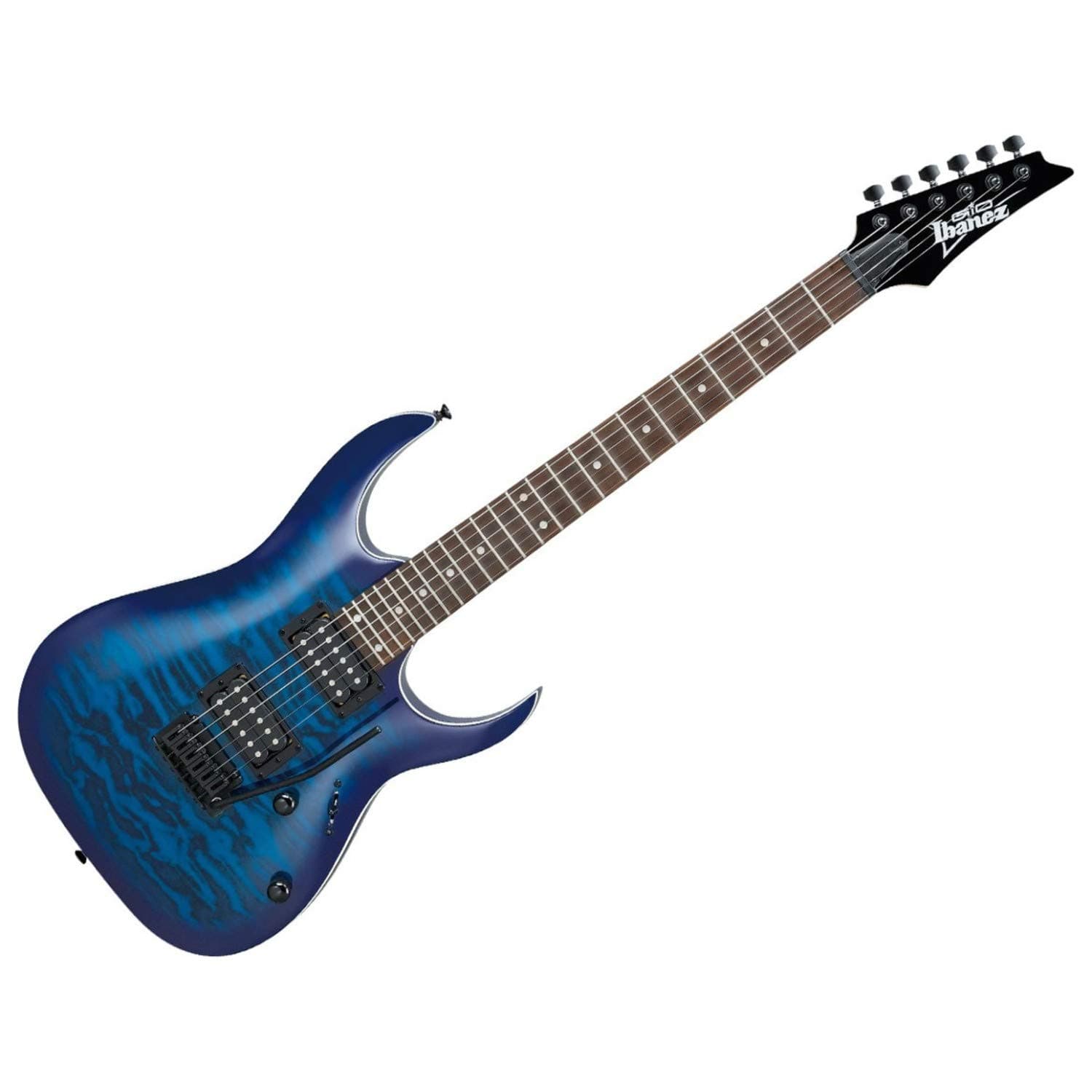 Ibanez Maple Wood Gio GRGA120QA - Transparent Blue Burst