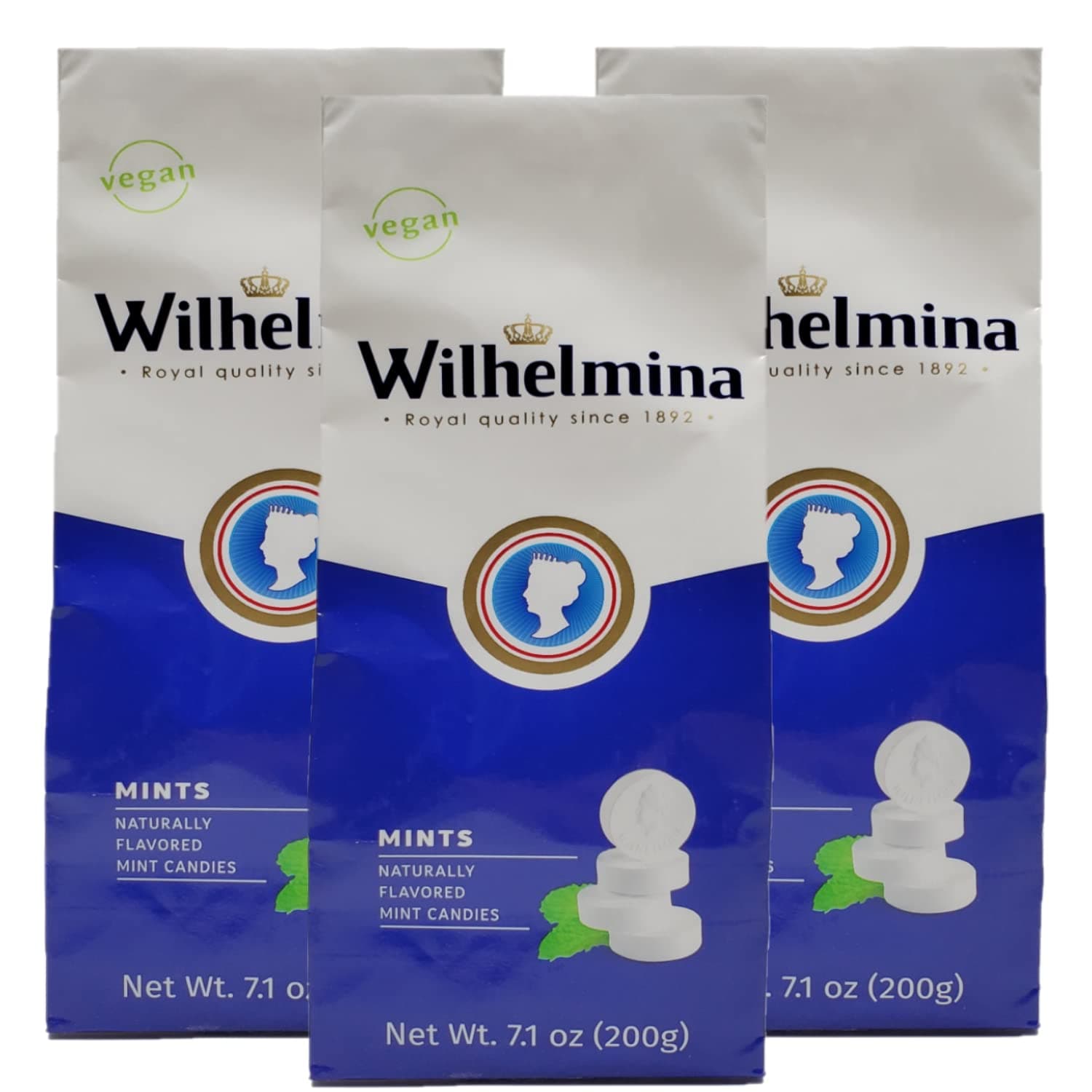 Wilhelmina Mints 7.1 Ounce Bag (Pack of 3)