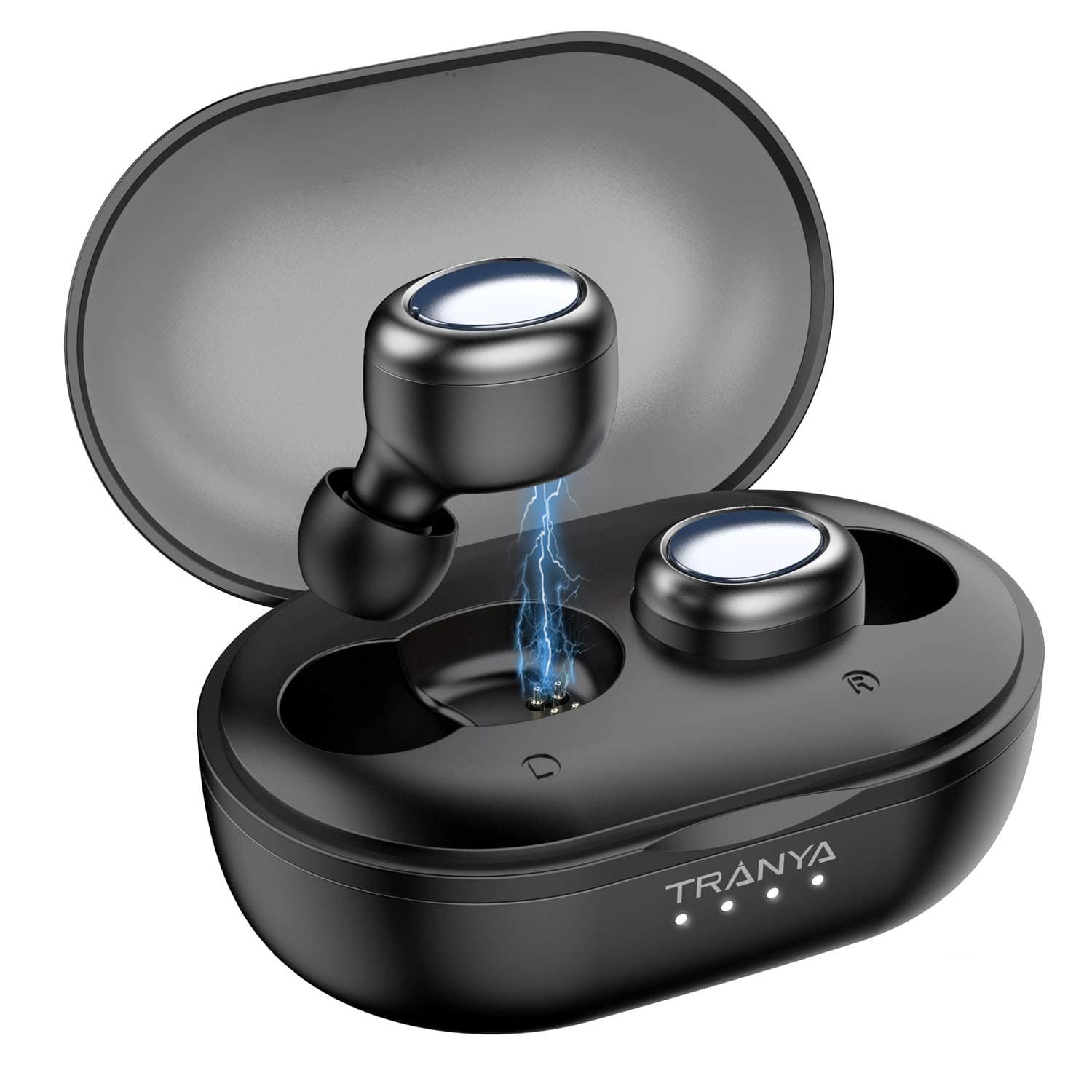 [Upgraded Version of T1] SUPAZO True Wireless Earbuds Built-in Microphone, Bluetooth 5.0 Deep Bass True Wireless Headphones, 7 Hours Continuous Playtime, 48 Hours Playtime with Charging Case, T1-Pro