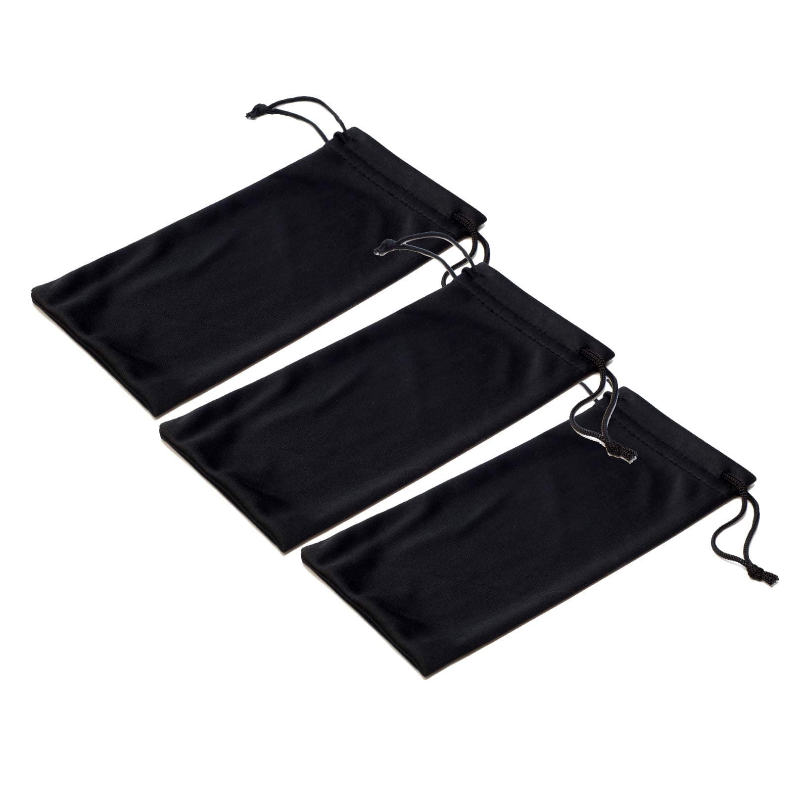 Emblem EyewearBlack Microfiber Pouch Bag Soft Cleaning Case Sunglasses Eyeglasses Glasses