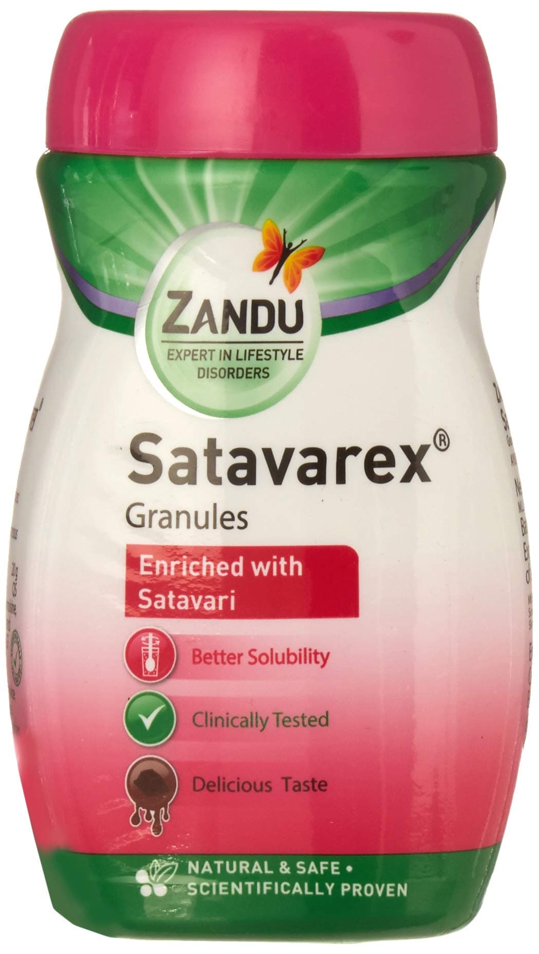 Zandu Satavarex Granules, 210 g, Enriched with Satavari/Shatavari, Clinically Tested, Natural and Safe, Scientifically Proven
