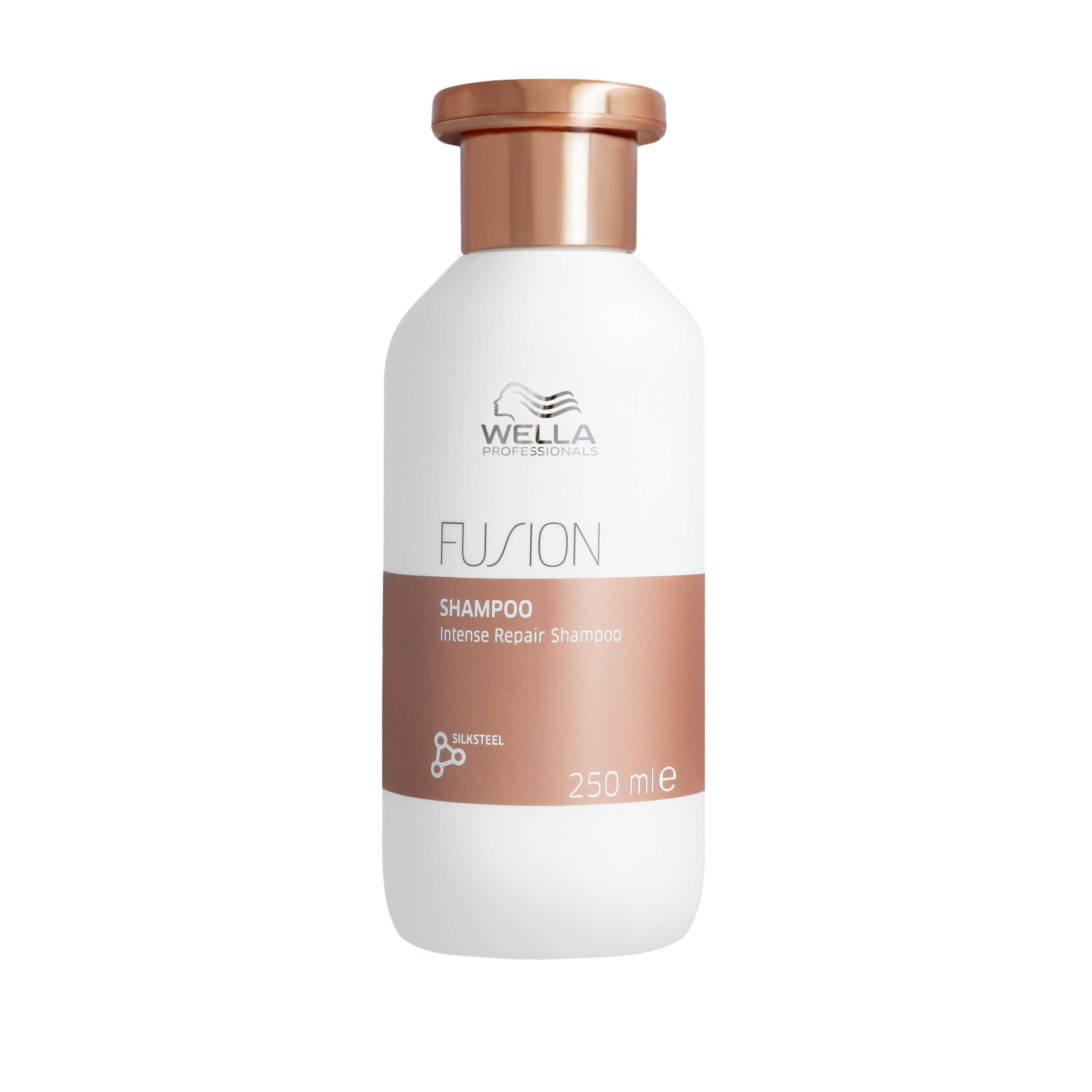 Wella Professionals, Fusion Intense Repair Shampoo, 95% Less Breakage For Weak & Damaged Hair, Gently Cleanse & Nourish the hair, With Amino Acids for Deep Repair and Stronger Hair | 250 ml