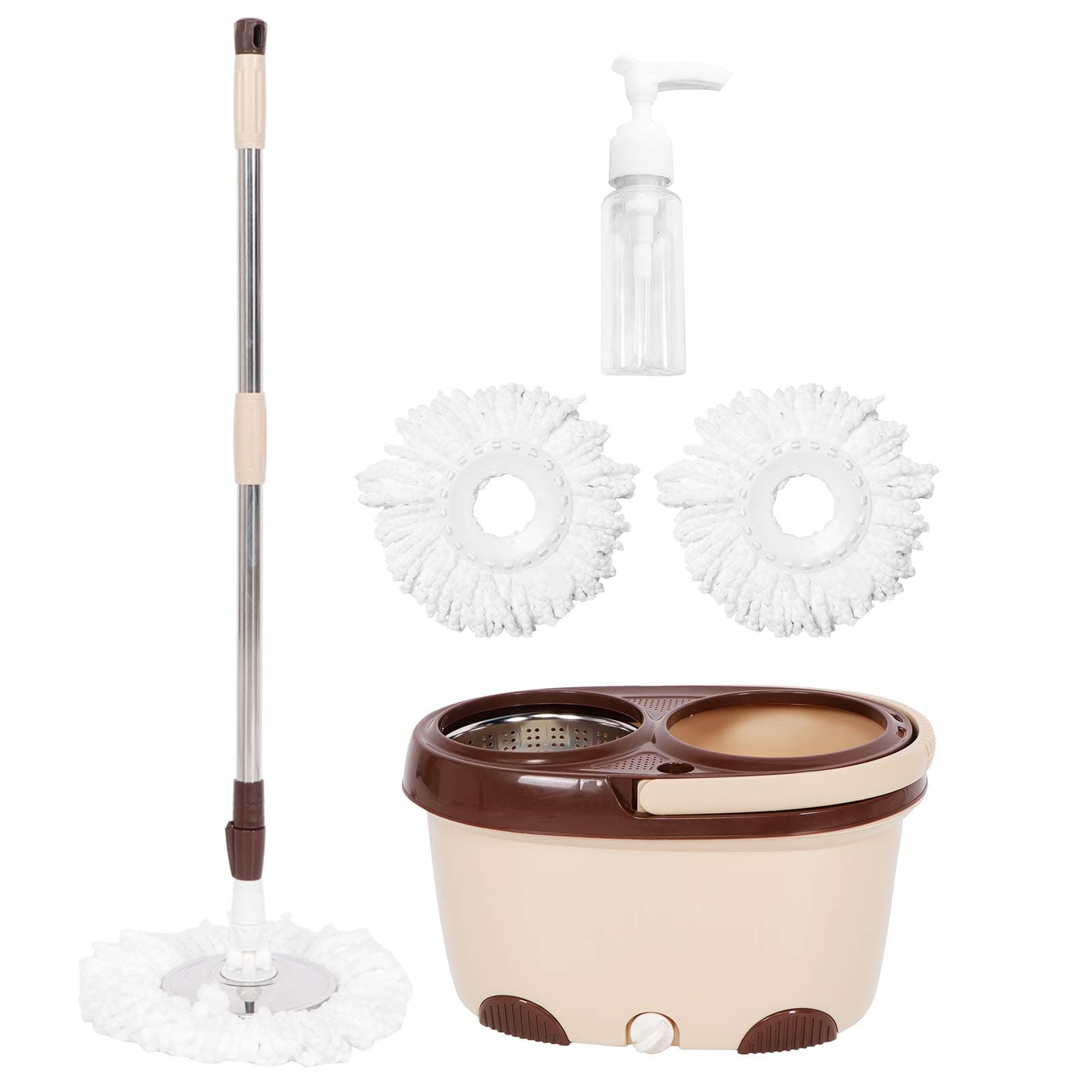 Leyeet Mops Set Replaceable 360 Degrees Rotating Mops Floor Mop for House ing2 Rotating Mop mop Mop Mop Bucket Household ing Tools Mop Mop Set Rotating Mop Mop