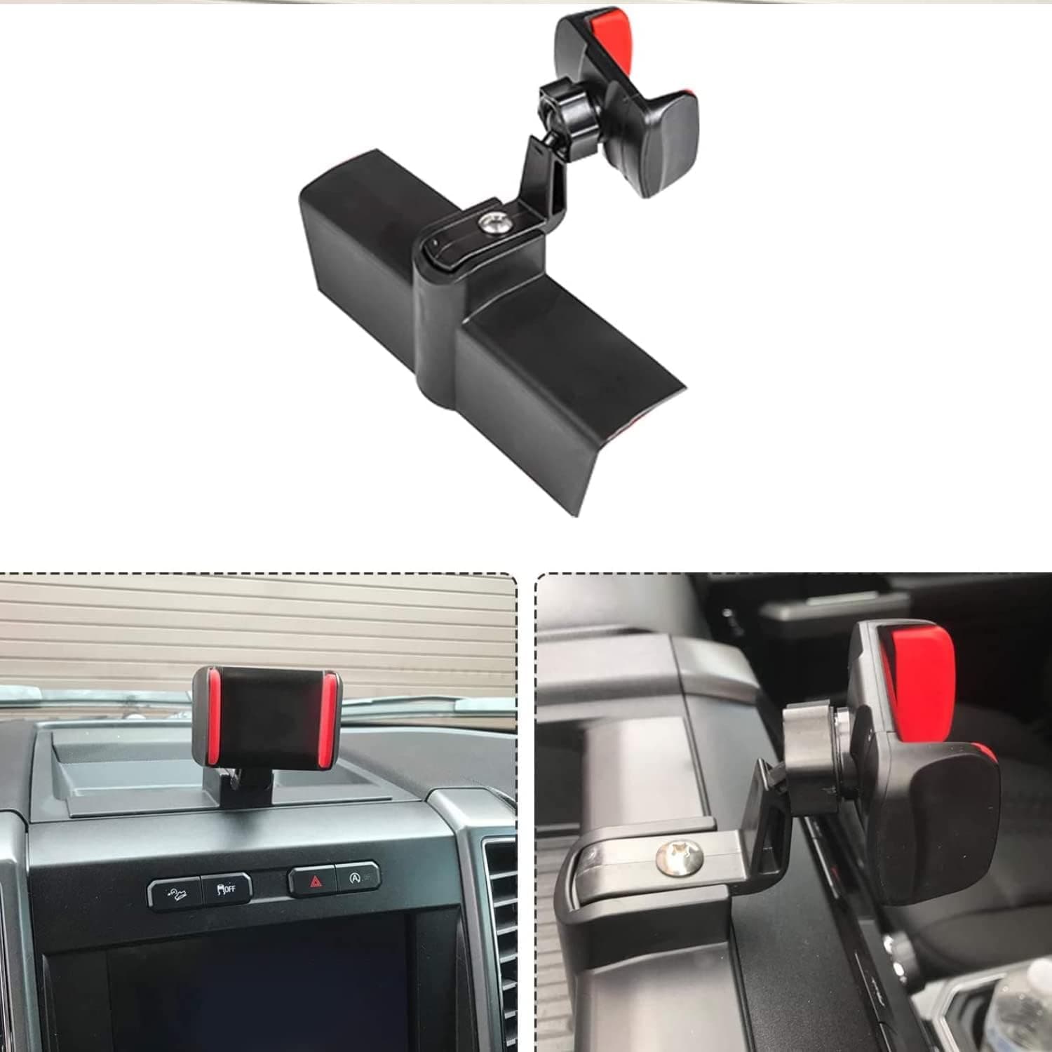 Center Consolse Phone Holder Bracket Phone Holder Bracket for Ford F150 15-20