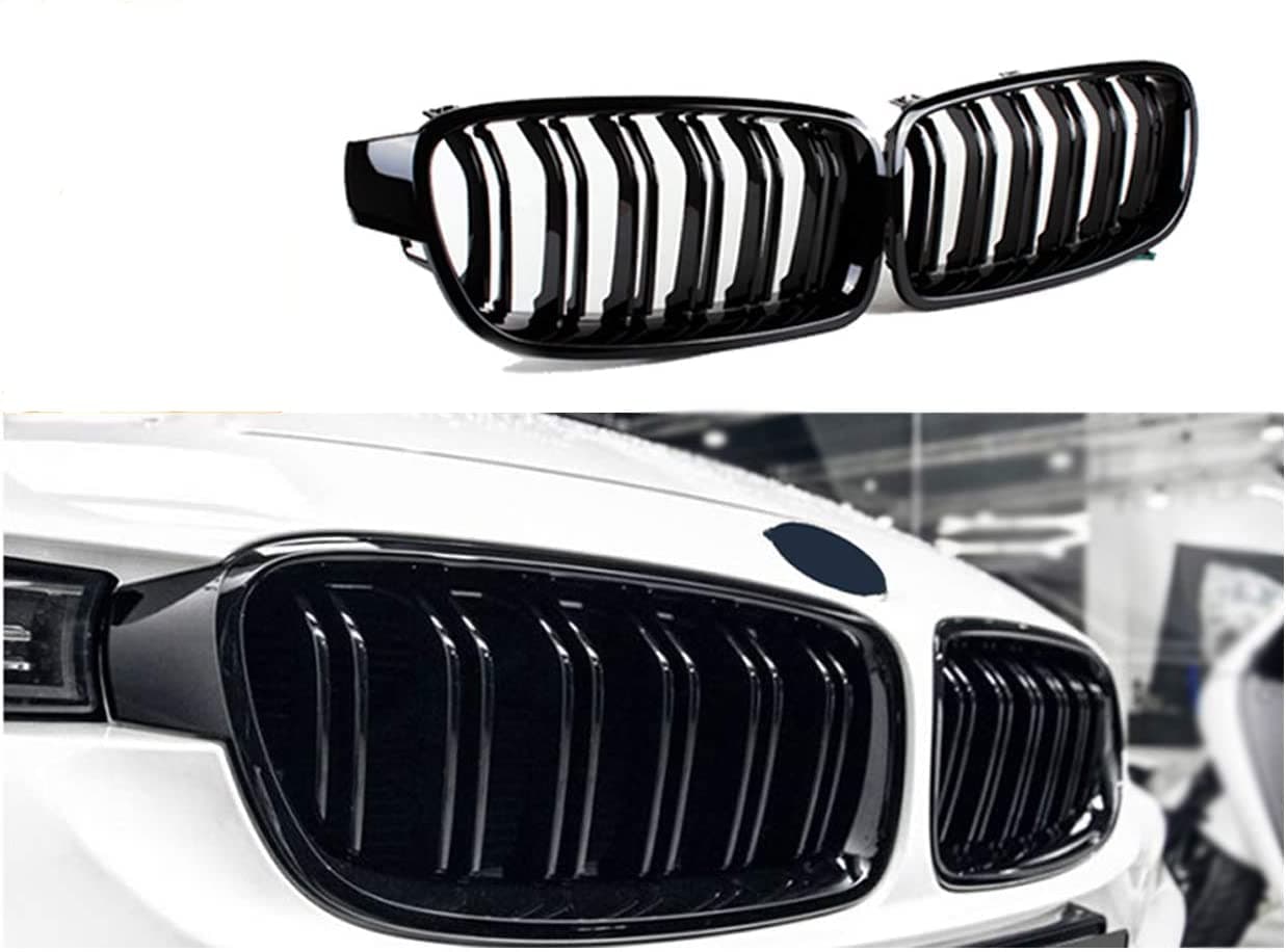 F30 Grille for BMW 3 Series F30 F31 F35 Kidney Grill 318d 320d 330d 320i 328i 335i 335i xDrive Accessories Glossy Black 2012-2018