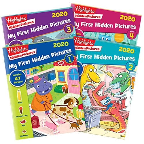 Highlights My First Hidden Pictures 2020 4-Book Set