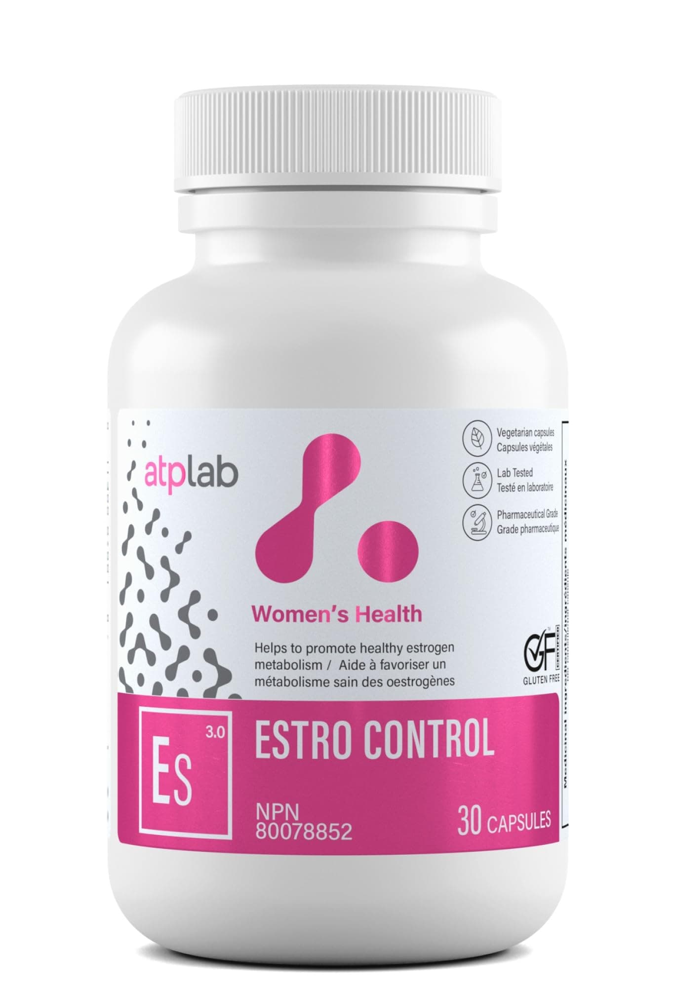 ATP LAB | Estro Control 60 caps | Helps to Promote Healthy Estrogen Metabolism. A Unique and 100% Natural Formula.