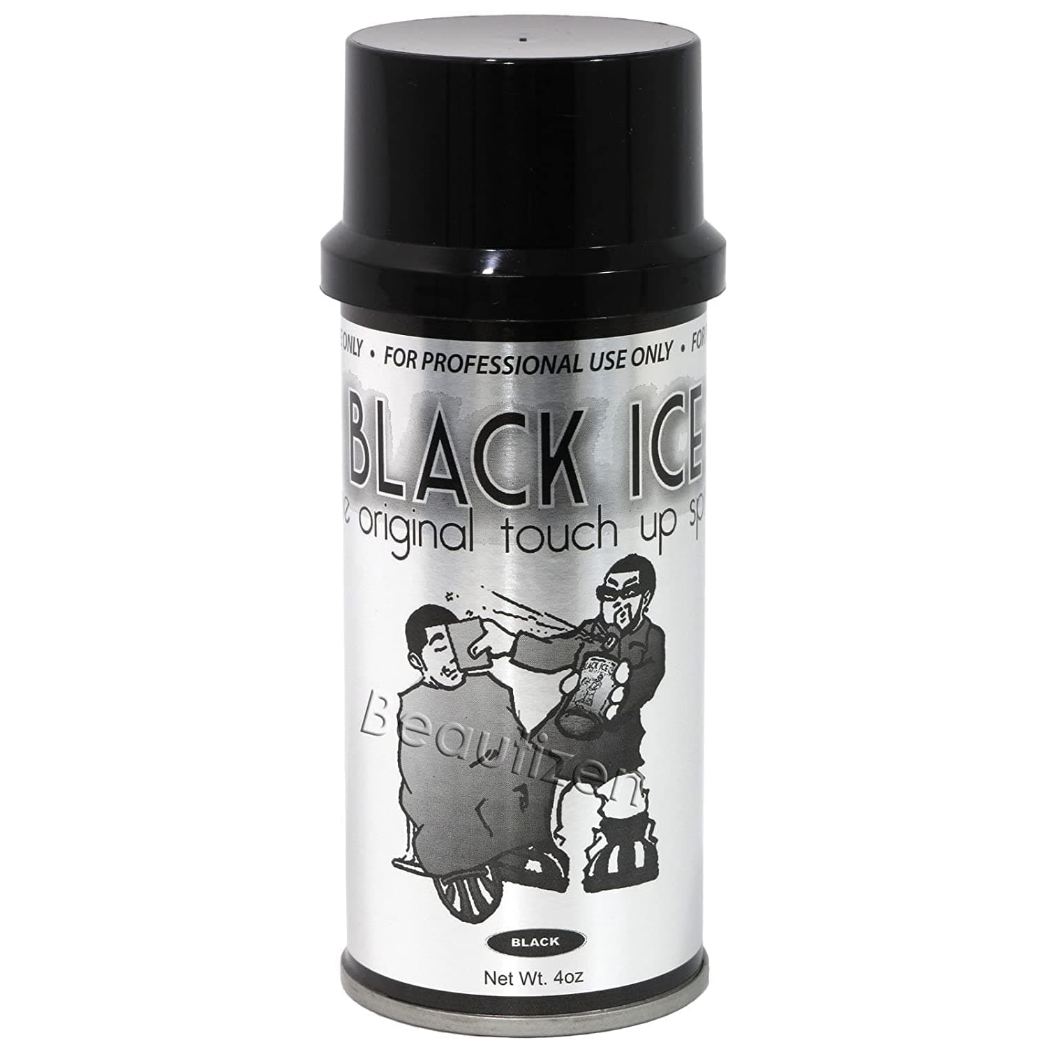 Black Ice Original Black Hair Touch up Spray 4 Oz by Black Ice