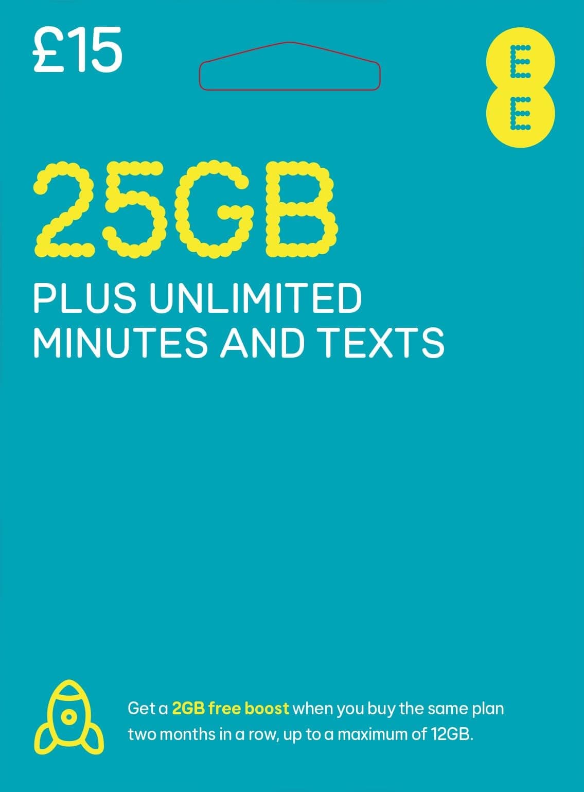 EE 25GB Pay As You Go SIM Card