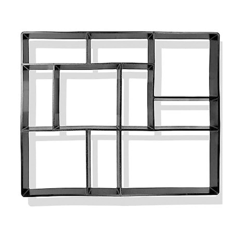 Path Pavement Mold Walk Maker, Hengmo DIY Personalized Manual Pathmate Stone Path Mate Reusable Concrete Cement Stone Mold Design Paver Walk Maker(Model F)