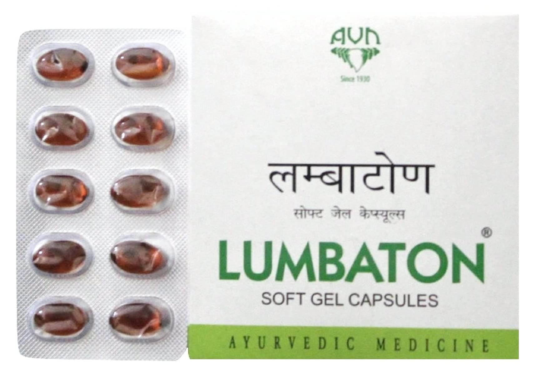 AVN Lumbaton Soft Gel Capsules - Pack of 1 (90 Capsules)