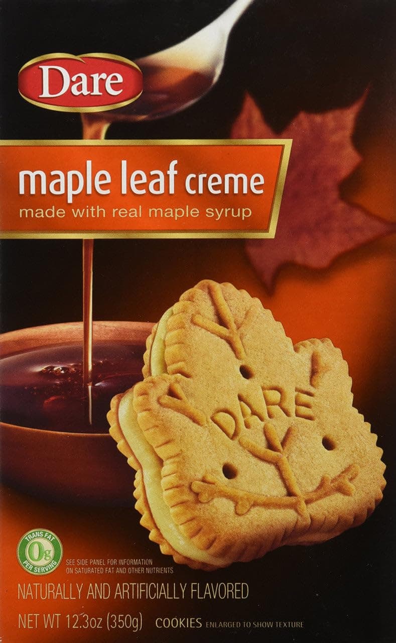 Dare Maple Leaf Creme Cookies, 12.3 Ounce