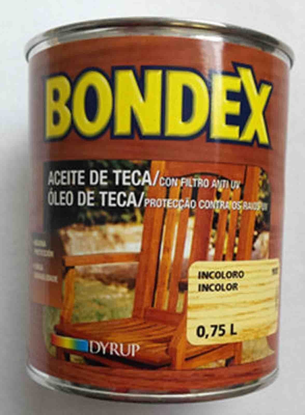 Bondex Teak Oil Colourless 0.75 L.