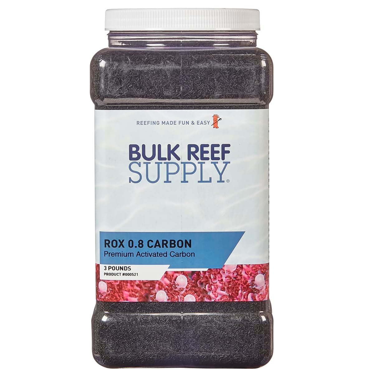 Bulk Reef Supply Premium ROX 0.8 Aquarium Carbon for Freshwater & Saltwater Aquariums (1 Gallon)