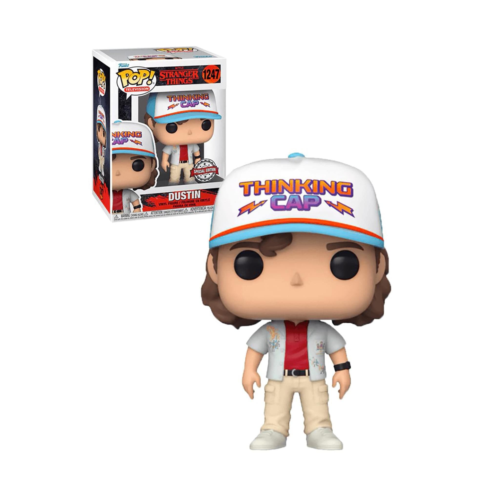 Pop! Tv: Stranger Things Season 4 - Dustin In Dragon Shirt (Exc) - 62390