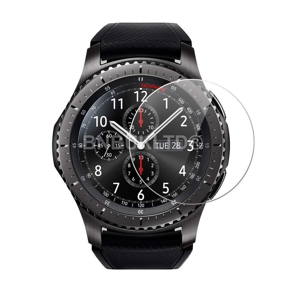 Samsung Tempered Glass Screen Protector For Gear S3 Frontier, 1.3 Inch,HD Anti-Scratch Anti-fingerprint Protect Film