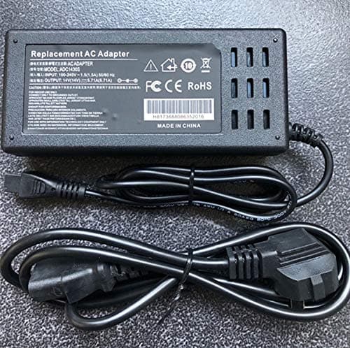 VIJEI Power charger ADC-1430S for TYPE-71C T-81C Z1C T-71C T81M Q101 T-600C Optical Fiber Fusion Splicer Replacement AC Adapter