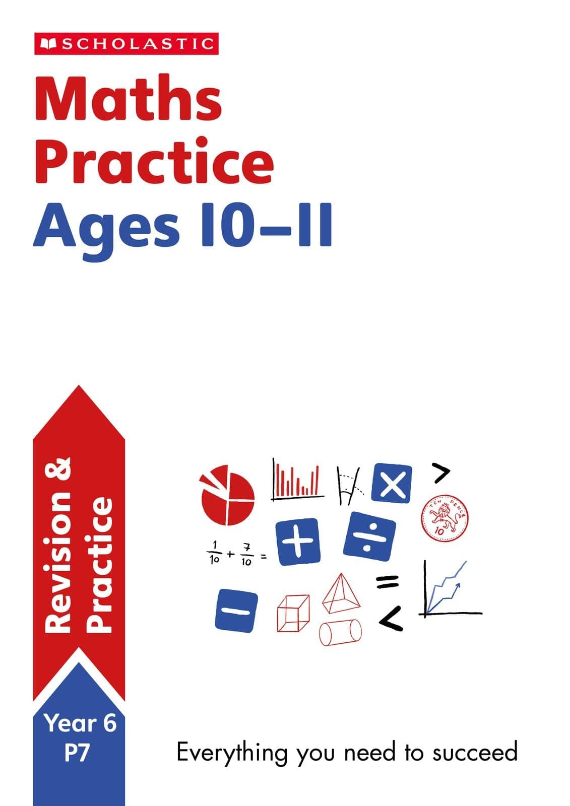 Maths practice book for ages 10-11 (Year 6). Perfect for Home Learning. (100 Practice Activities)