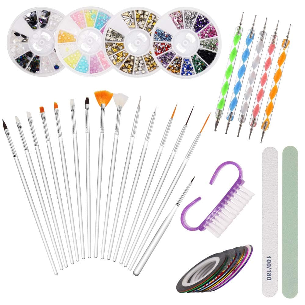 Nail Varnish Collectors Display Glass Cabinet/Wall-Mounted Display Cabinet/Wall Shelf Small Bottles or Collectors' Figurines made of Acrylic Glass, XXL 6 Shelves