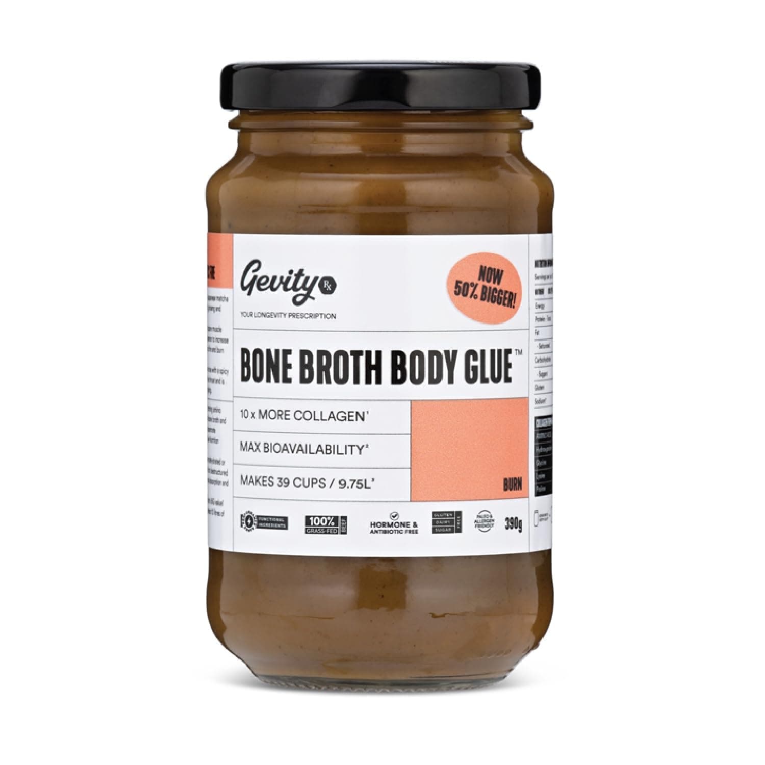 Gevity Rx Bone Broth Body Glue BURN
