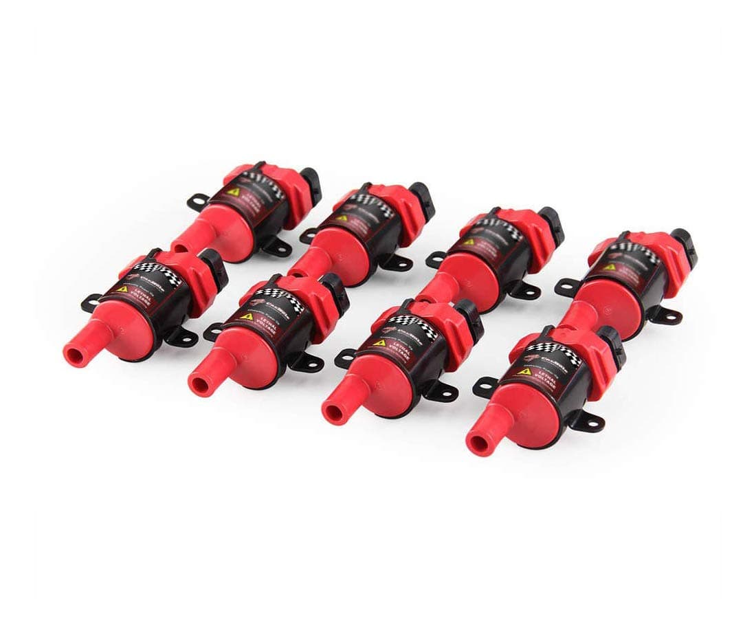 Big Autoparts GN10119 10457730 UF262 C1251 D585 Ignition Coil Pack Round Type for Chevrolet GMC Buick Hummer Isuzu Cadillac 4.8 5.3 6.0 8.1 V8, 8 Pack