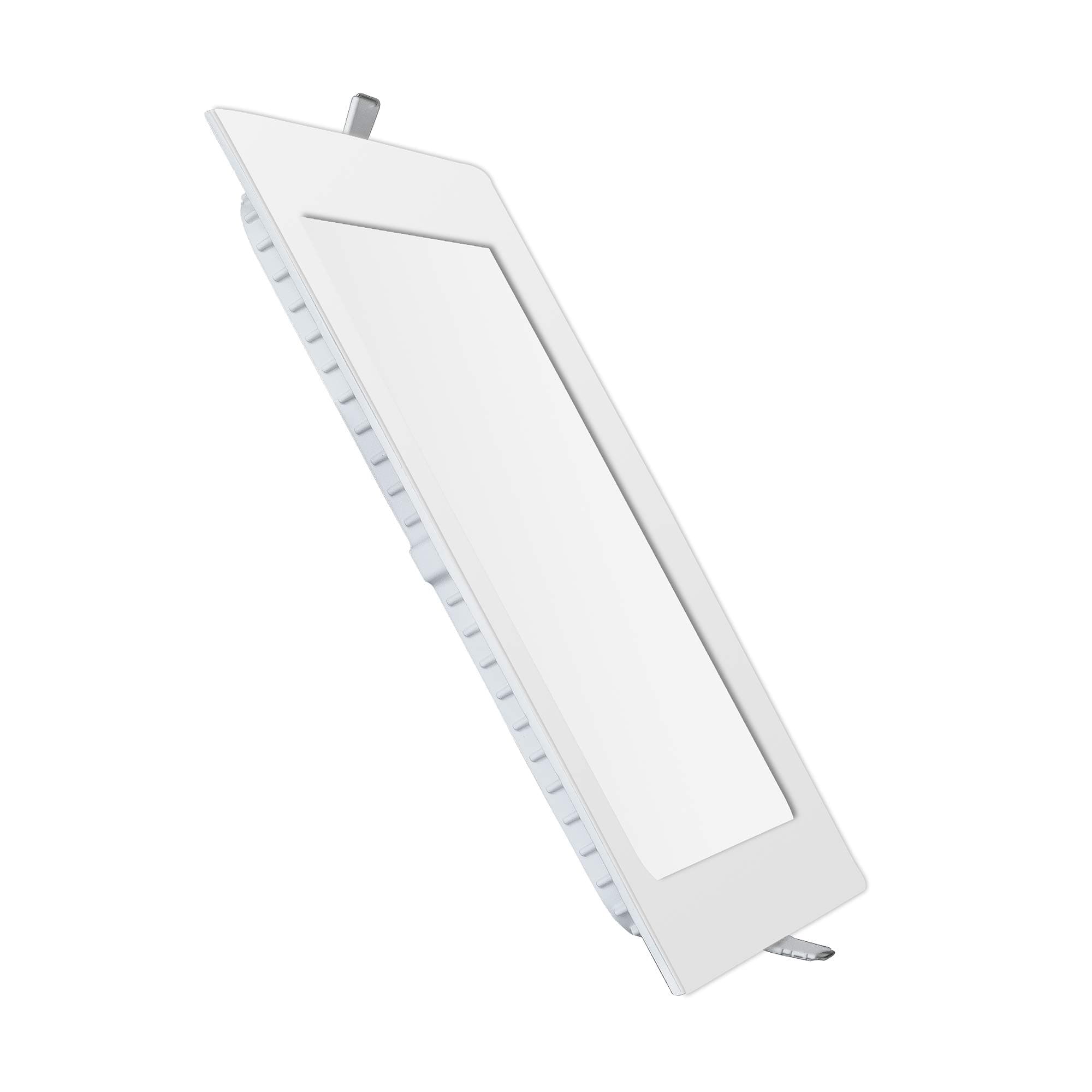 SAYHON Ultra-Thin 18W 8-inch LED Retrofit Recessed Lighting Kit Fixture, Non-Dimmable Square Flat Panel Ceiling Light Downlight, 6000K Day White 205MM Cut Hole for Hallway/Kitchen/Bedroom/Home/Office