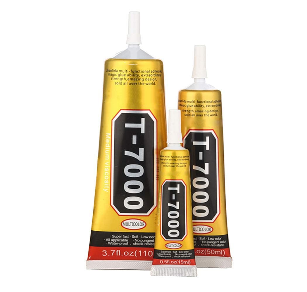 LTKJ Black Industrial Strength Adhesive T-7000 Glue Multi Purpose Liquid Adhesive Epoxy Resin Crafts Glass Touch Screen Cell Phone T7000 Super Glue (50ml)