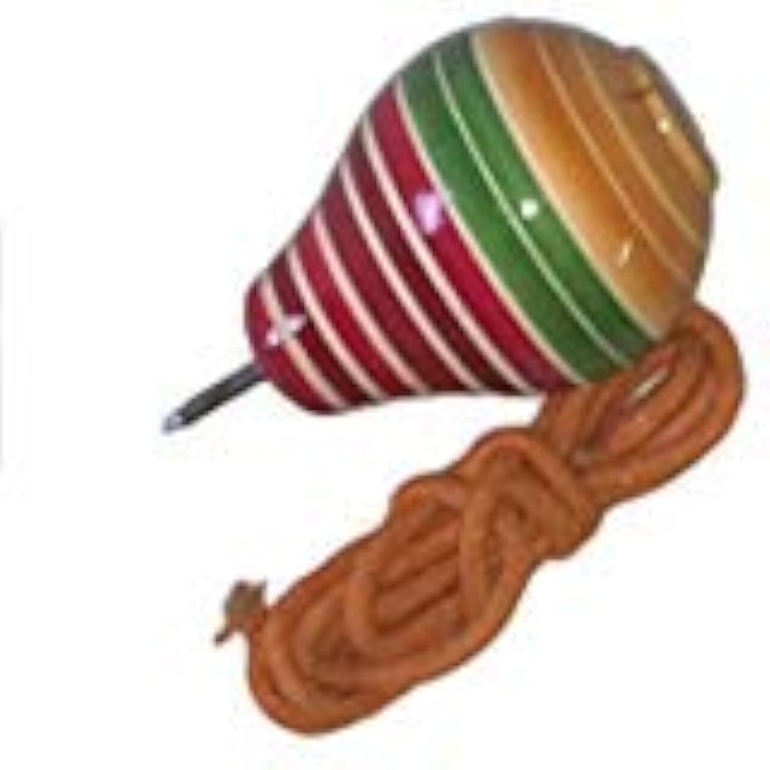 Funwood Games Wood Spinning Lattoo with Thread